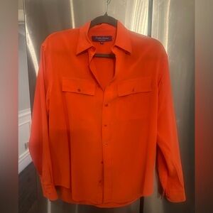 Ralph Lauren Purple Label Orange Blouse